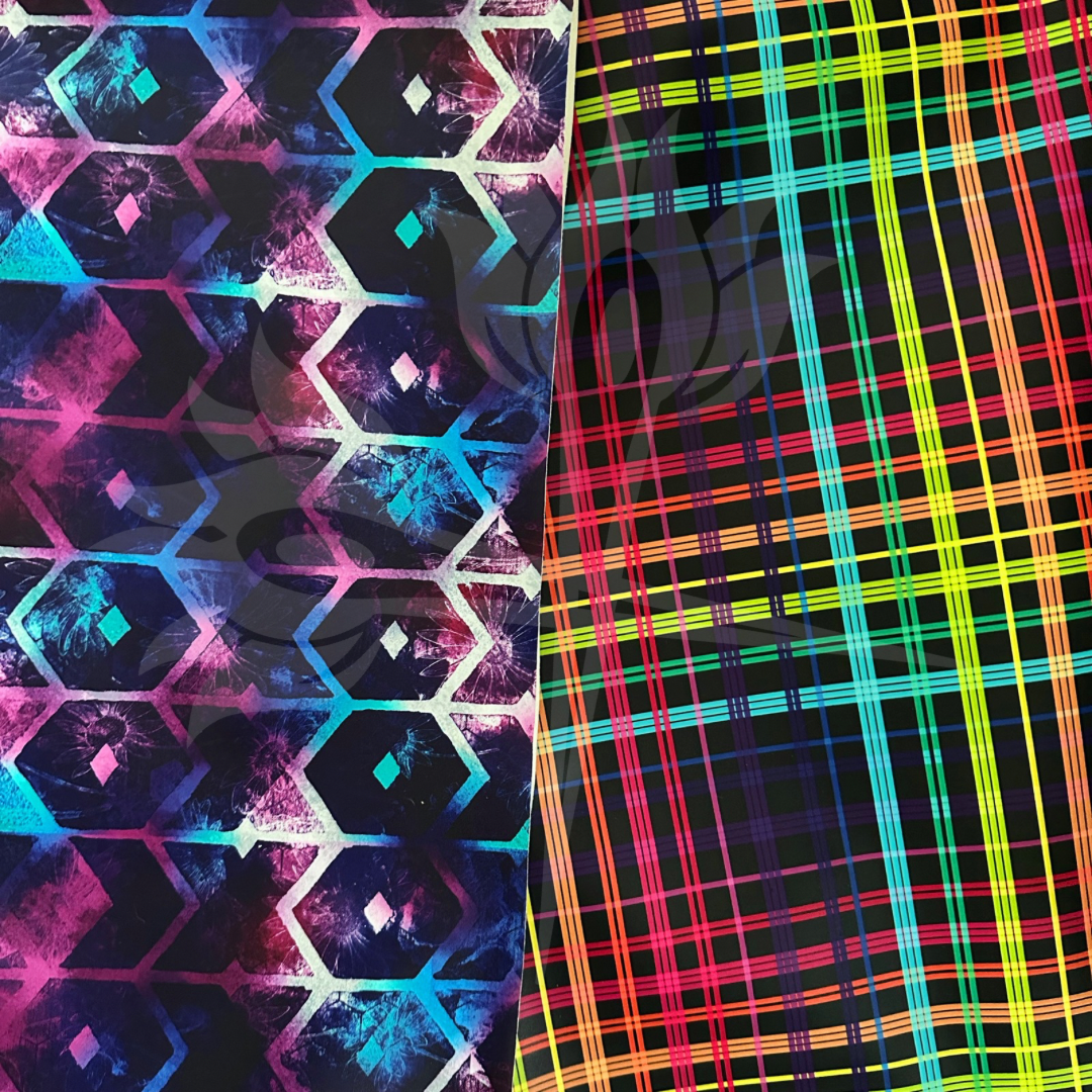 Chroma Plaid - Custom Printed Vinyl