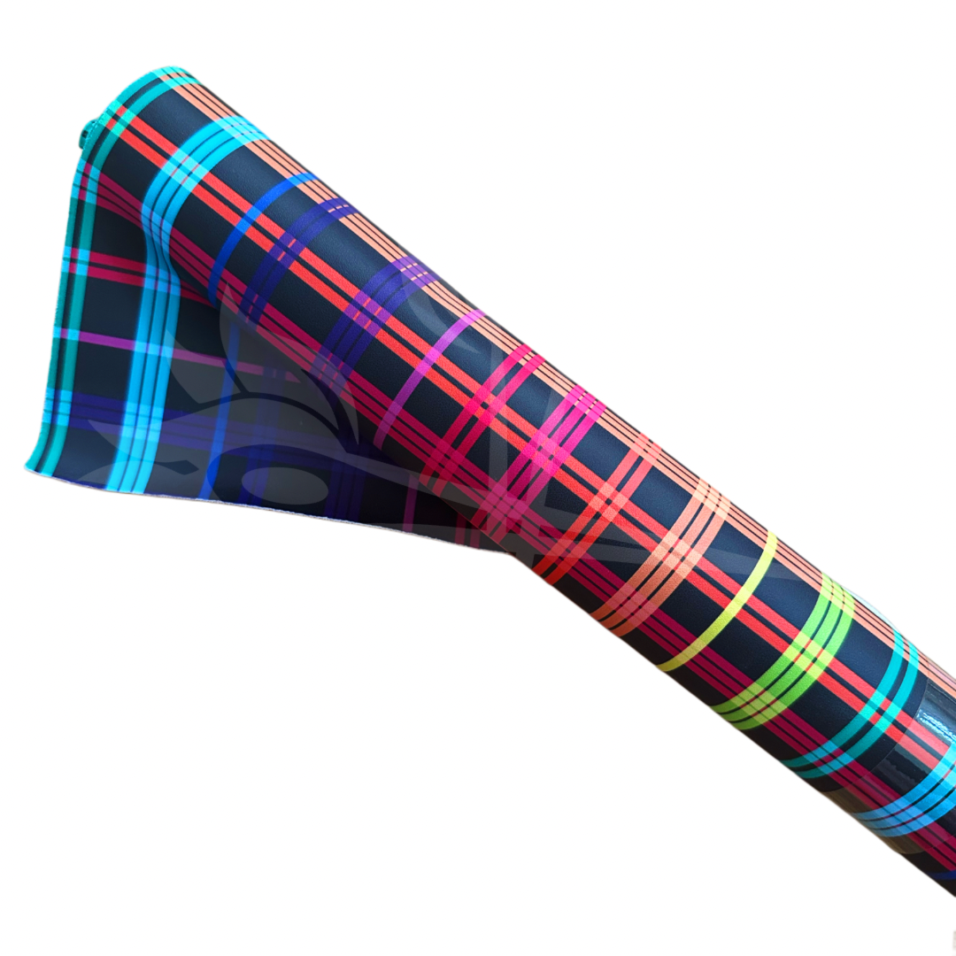Chroma Plaid - Custom Printed Vinyl