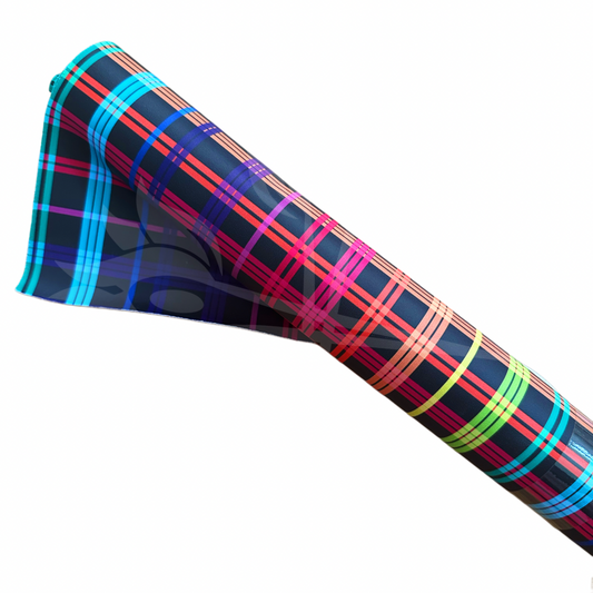 Chroma Plaid - Custom Printed Vinyl