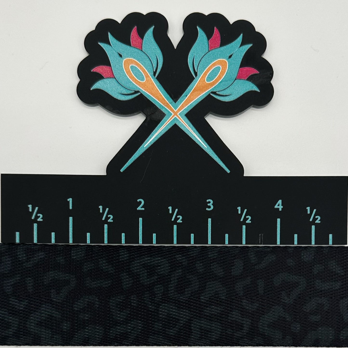 V2.0 Black on Black Leopard Printed Webbing 1” and 1.5”