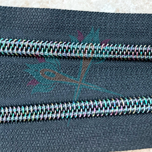 #5 Night Court Zipper Tape - 3 yd cuts - Weft + Warp Co.