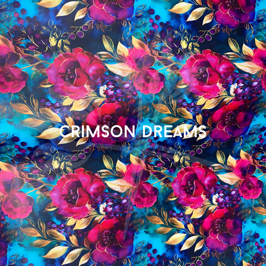 Crimson Dreams - Custom Printed Vinyl
