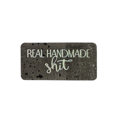 Real Handmade Shit - Premium Labels by Weft + Warp Co. x Heartwood + Hide