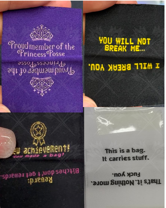 PRESALE: DCC Foldover Woven Labels