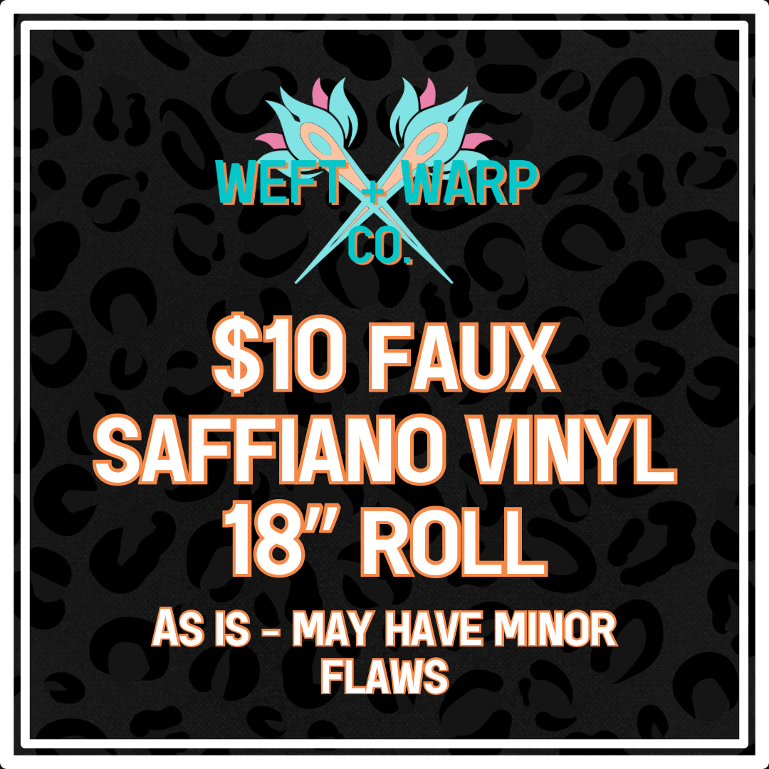 The Purge: Faux Saffiano Vinyl