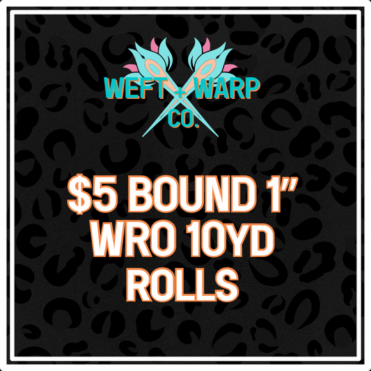 LIMITED TIME DEAL! Bound by RESIST™️ - 1” binding - 10 Yard Rolls
