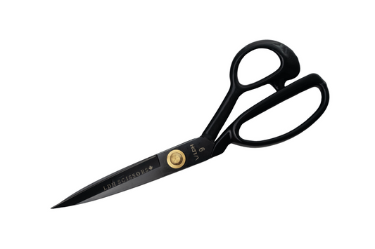 LDH 8” Midnight Edition Fabric Shears w/ Rubber Coated Handle
