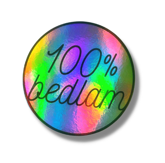 100% Bedlam Holo Decal