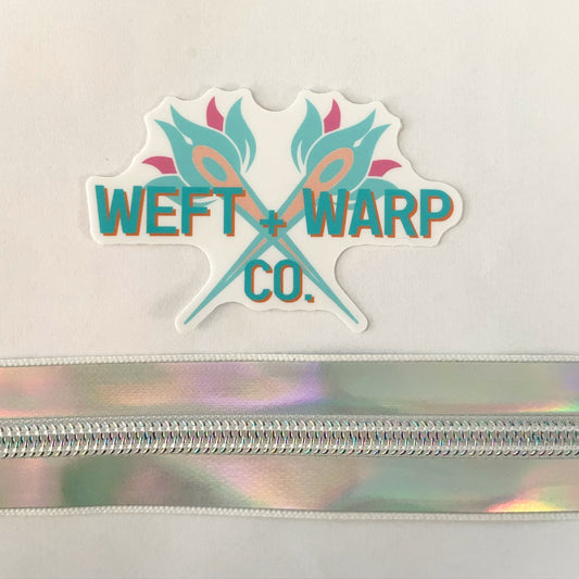#5 Opalescent Zipper Tape - 3 yd cuts - Weft + Warp Co. 