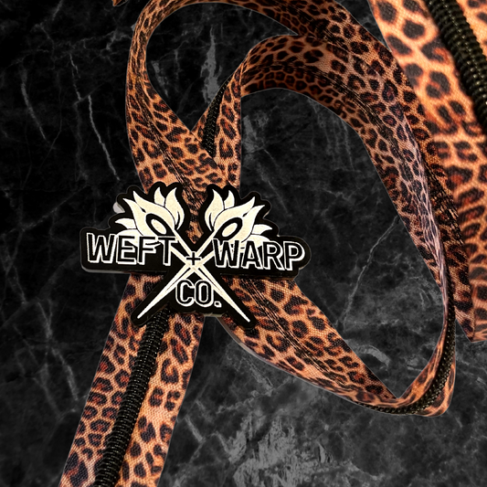 CLOSEOUT! #5 OG Leopard Double Sided Zipper Tape